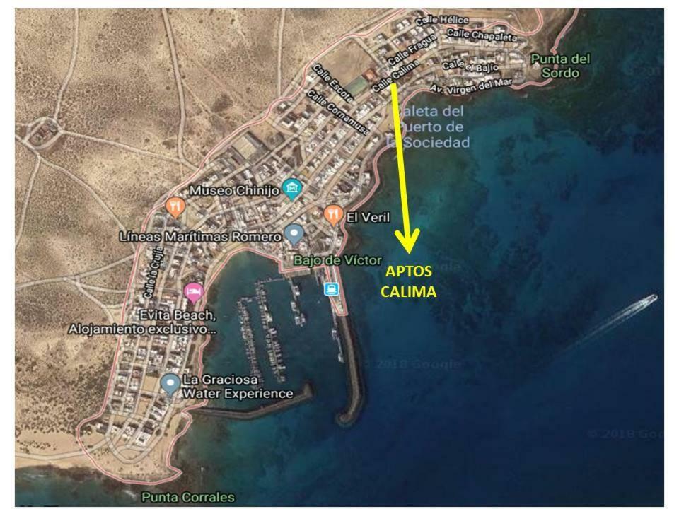 Calimas Apartman Caleta de Sebo Kültér fotó